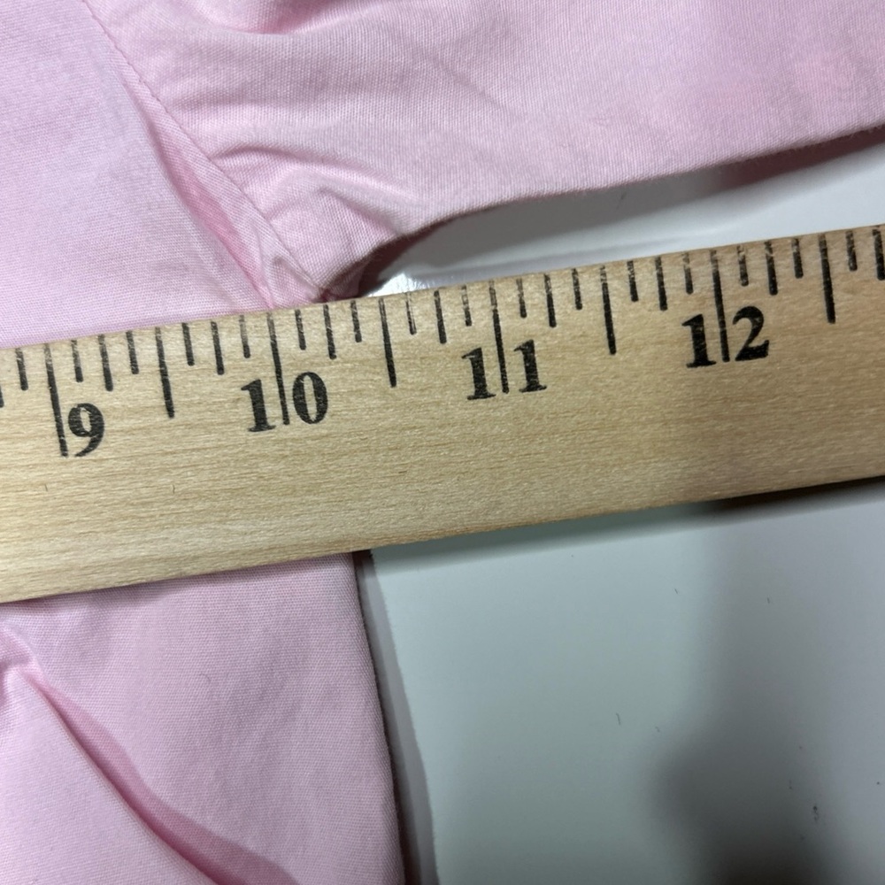VINTAGE Strasburg Two Piece Dress Girls 18 Months Pink Blouse Pink Brown Plaid - Picture 11 of 13